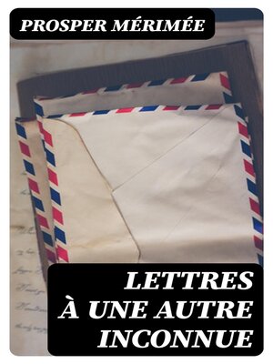 cover image of Lettres à une autre inconnue